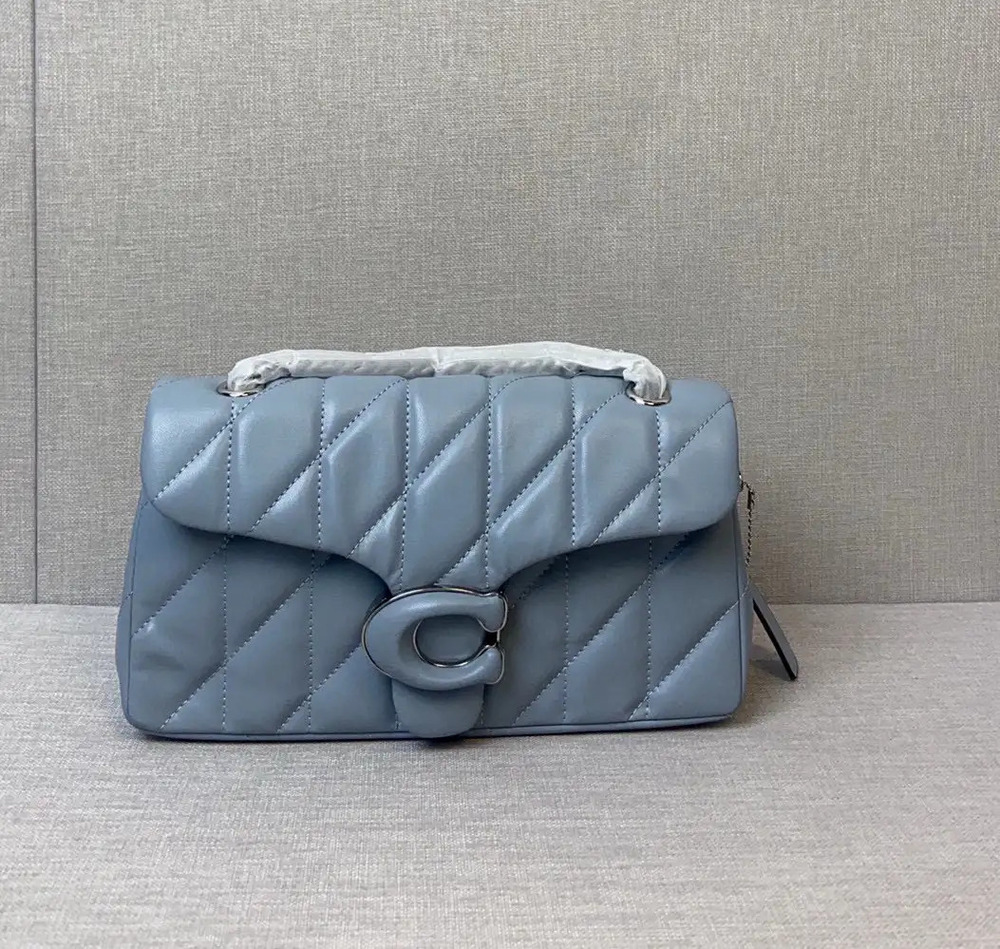 Coach blue crossbody bag